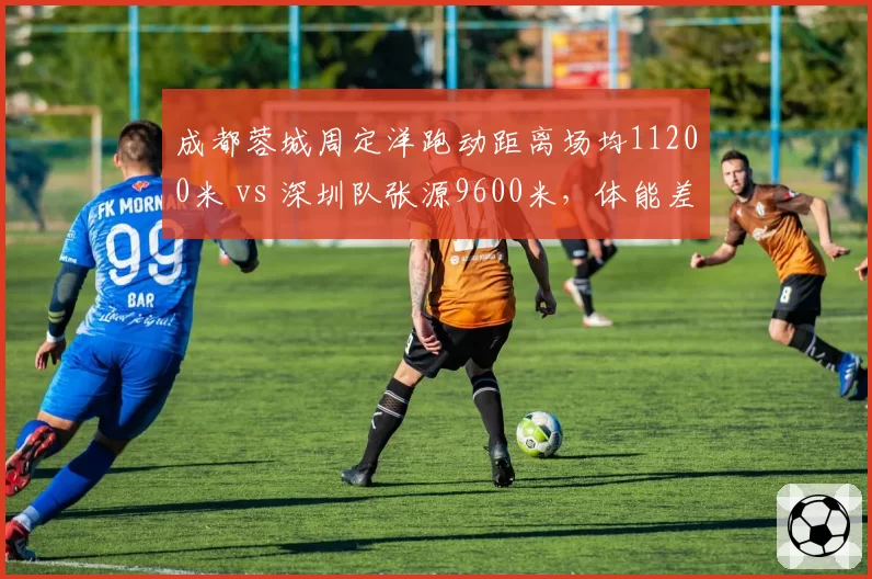 成都蓉城周定洋跑动距离场均11200米 vs 深圳队张源9600米，体能差距